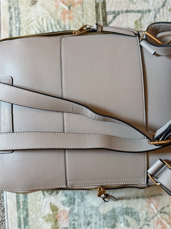 Calpak Taupe Backpack with Gold Hardware
